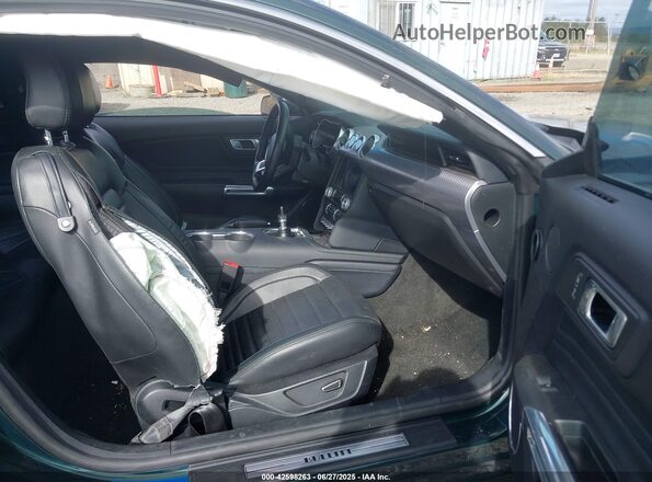 1FA6P8K05K5500541 2019 FORD MUSTANG Зеленый Вид салона спереди