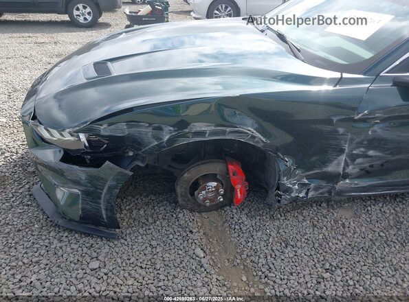 1FA6P8K05K5500541 2019 FORD MUSTANG Зеленый Вид спереди