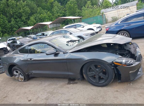 1FA6P8TH0L5169275 2020 FORD MUSTANG Серый Вид задней части салона