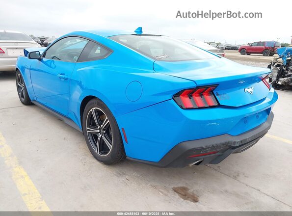1FA6P8TH7S5104146 2025 FORD MUSTANG Blue Задня ліва чверть
