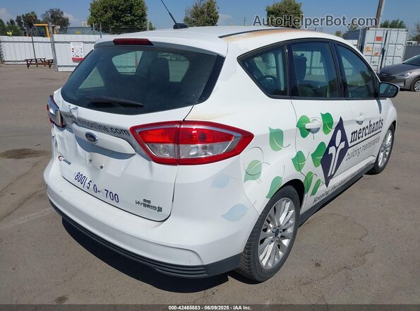 1FADP5AU4JL100975 2018 FORD C-MAX HYBRID Белый Задняя правая четверть
