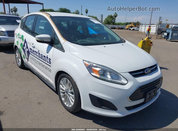 1FADP5AU4JL100975 2018 FORD C-MAX HYBRID Белый Передняя правая четверть