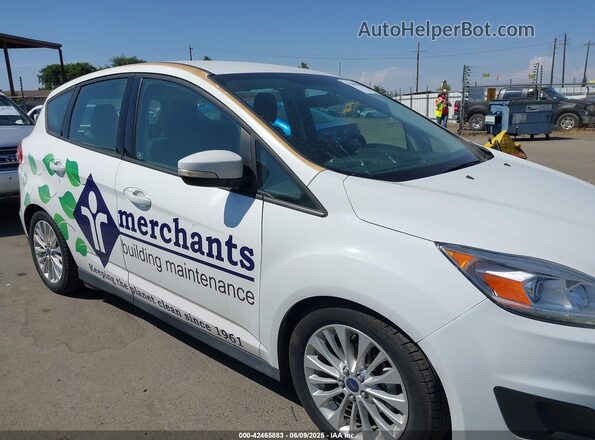 1FADP5AU4JL100975 2018 FORD C-MAX HYBRID Белый Вид задней части салона