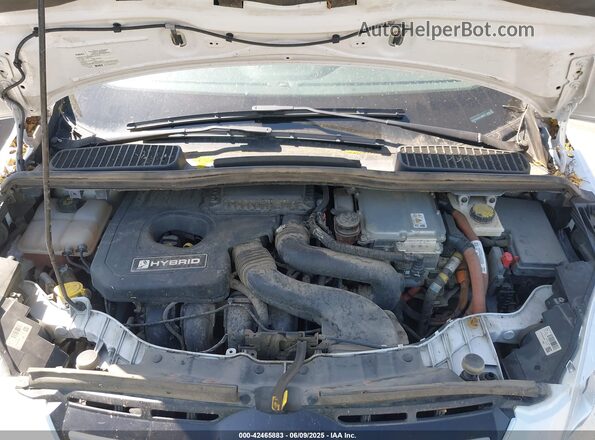 1FADP5AU4JL100975 2018 FORD C-MAX HYBRID Белый Вид сзади