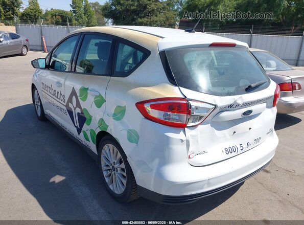 1FADP5AU4JL100975 2018 FORD C-MAX HYBRID Белый Задняя левая четверть
