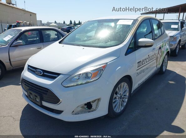 1FADP5AU4JL100975 2018 FORD C-MAX HYBRID Белый Передняя левая четверть