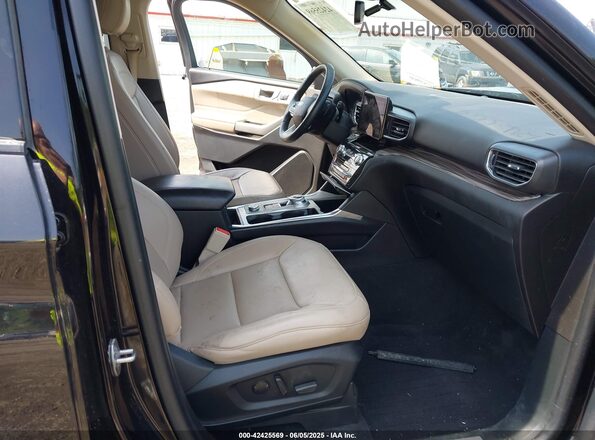 1FM5K8FW7MNA19210 2021 FORD FORD EXPLORER Black Front interior view