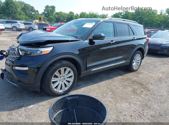 1FM5K8FW7MNA19210 2021 FORD FORD EXPLORER Black Front left