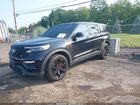 2021 Ford Explorer St Black vin: 1FM5K8GC4MGC27666