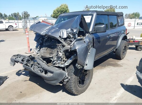 1FMDE5BH9MLB00617 2021 FORD BRONCO Серый Передняя левая четверть