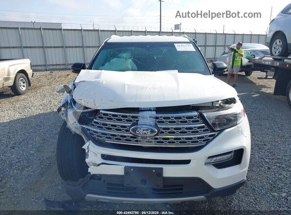 1FMSK7FH3MGA44933 2021 FORD FORD EXPLORER White Вид щитка приладів