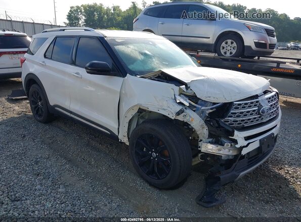 1FMSK7FH3MGA44933 2021 FORD FORD EXPLORER White Передня права чверть