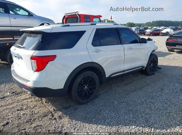 1FMSK7FH3MGA44933 2021 FORD FORD EXPLORER White Задня права чверть
