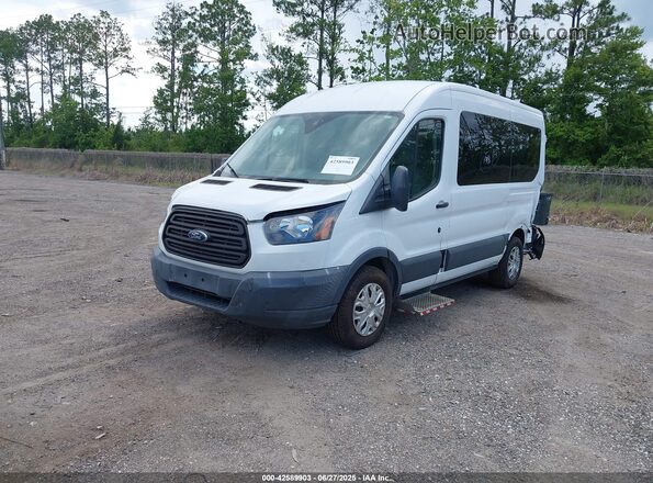 1FMZK1CM6JKA53454 2018 FORD TRANSIT-150 Белый Передняя левая четверть