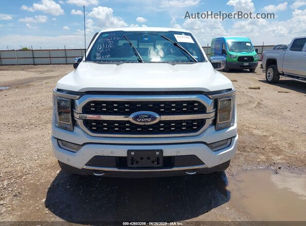 1FTFW1ED1PFB26840 2023 FORD F150 White ხელსაწყოთა პანელის ხედი