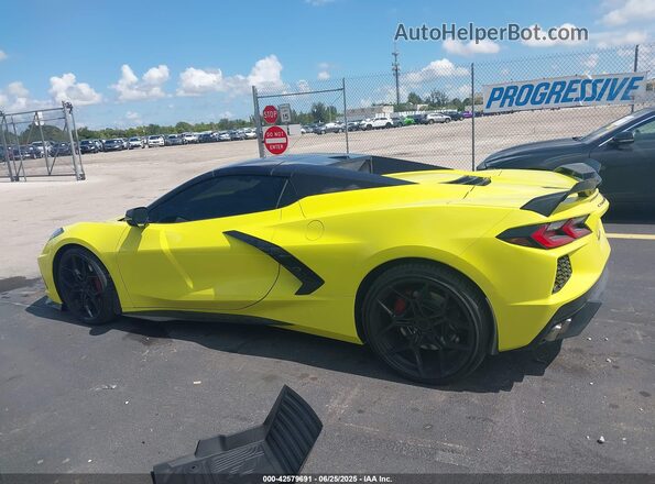 1G1YB3D47R5116476 2024 CHEVROLET CORVETTE Yellow Widok zestawu wskaźników