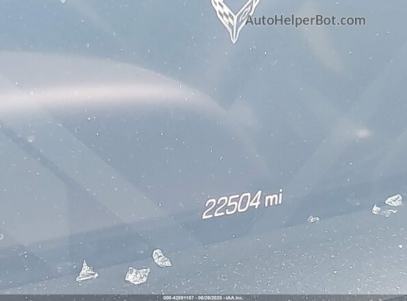 1G1YC2D41P5108183 2023 CHEVROLET CORVETTE Синий Панорамный вид салона 360°