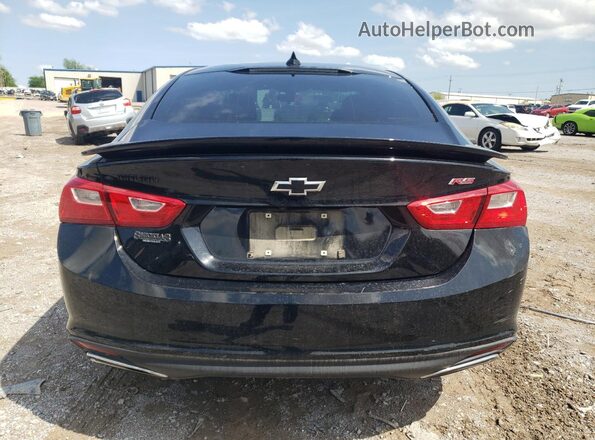 1G1ZG5ST0MF047743 2021 CHEVROLET MALIBU Black Widok z tyłu