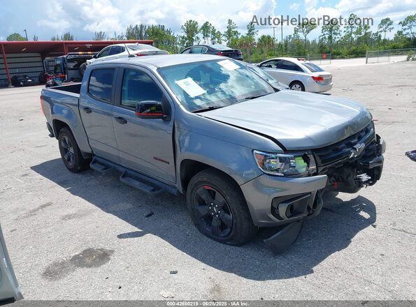 1GCGSCEA9M1290220 2021 CHEVROLET COLORADO Серый Передняя правая четверть