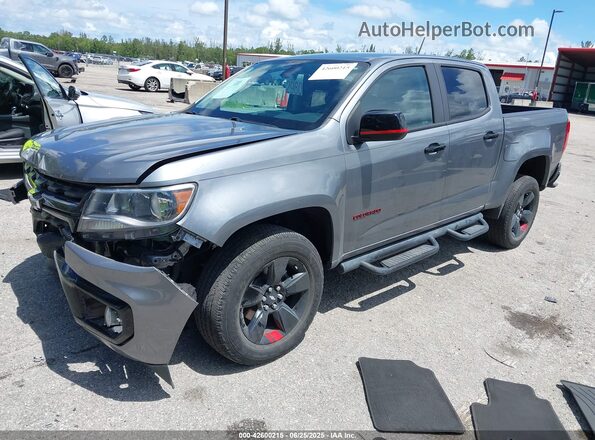 1GCGSCEA9M1290220 2021 CHEVROLET COLORADO Серый Передняя левая четверть