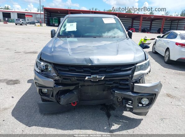 1GCGSCEA9M1290220 2021 CHEVROLET COLORADO Серый Вид спереди