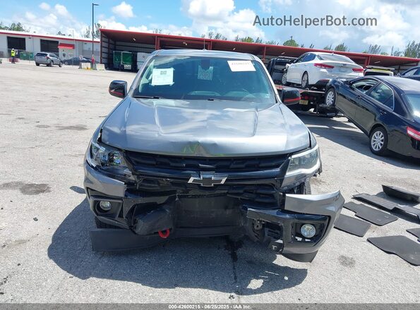 1GCGSCEA9M1290220 2021 CHEVROLET COLORADO Серый Вид щитка приборов