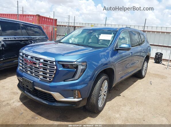 1GKENLRS0SJ174309 2025 GMC ACADIA Blue Առջևի ձախ երեք քառորդ տեսարան