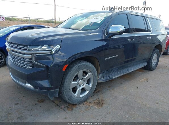 1GNSCFKD4PR364065 2023 CHEVROLET SUBURBAN Gray წინა მარცხენა ხედი სამი მეოთხედიდან