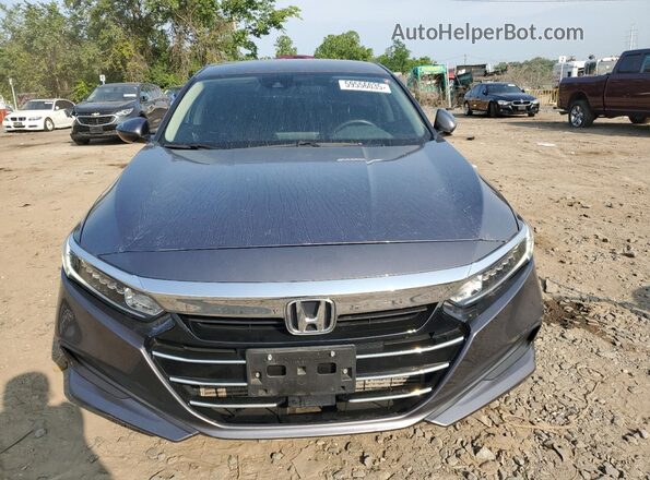1HGCV1F10MA054419 2021 HONDA ACCORD Gray Widok z przodu