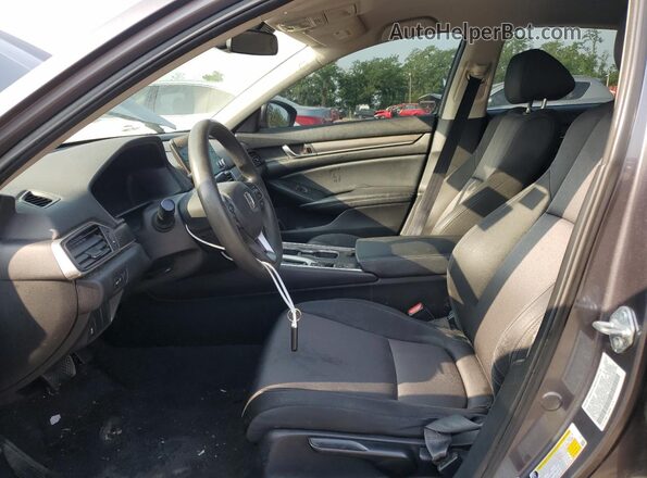 1HGCV1F10MA054419 2021 HONDA ACCORD Gray Widok wnętrza z przodu