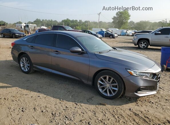 1HGCV1F10MA054419 2021 HONDA ACCORD Gray Przód prawy