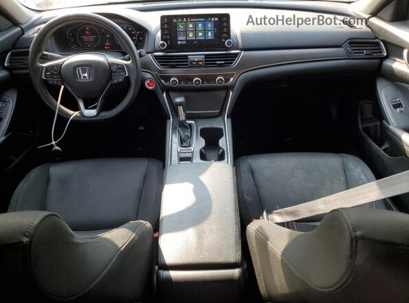 1HGCV1F10MA054419 2021 HONDA ACCORD Gray Widok deski rozdzielczej