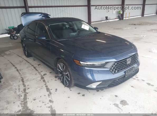 1HGCY2F80RA063400 2024 HONDA ACCORD Dark Blue Передня права чверть