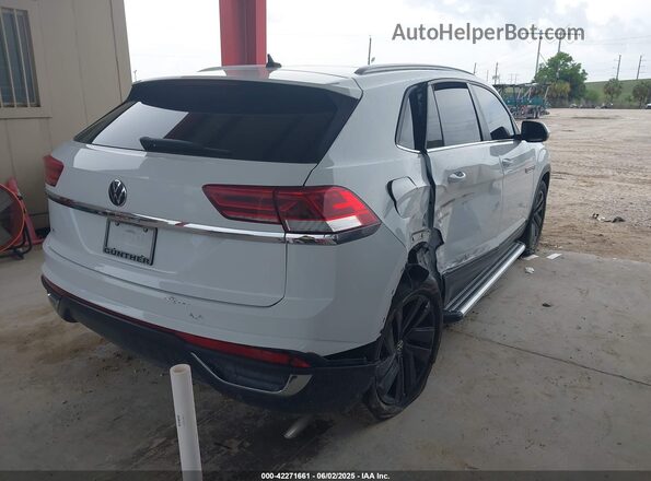 1V25C2CA8LC205452 2020 VOLKSWAGEN ATLAS White Tył prawy
