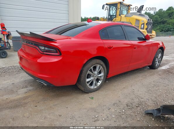 2C3CDXJG1MH609190 2021 DODGE CHARGER Красный Задняя правая четверть