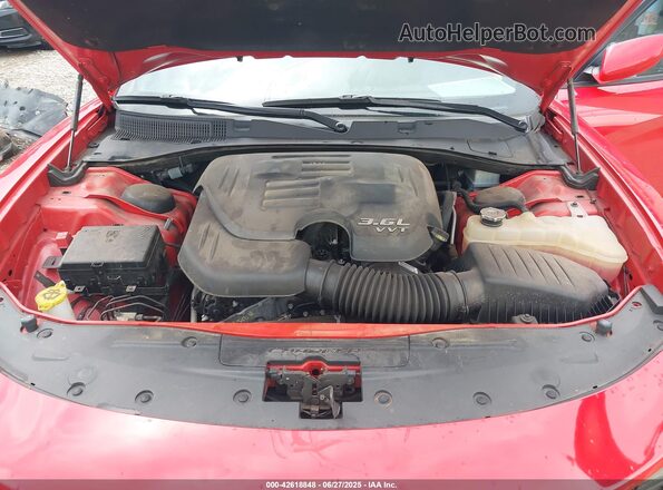 2C3CDXJG1MH609190 2021 DODGE CHARGER Красный Вид сзади