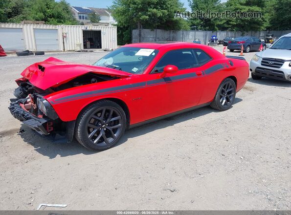 2C3CDZBT3LH236708 2020 DODGE CHALLENGER Оранжевый Передняя левая четверть