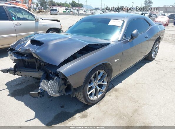 2C3CDZJG3LH235028 2020 DODGE CHALLENGER Серый Передняя левая четверть