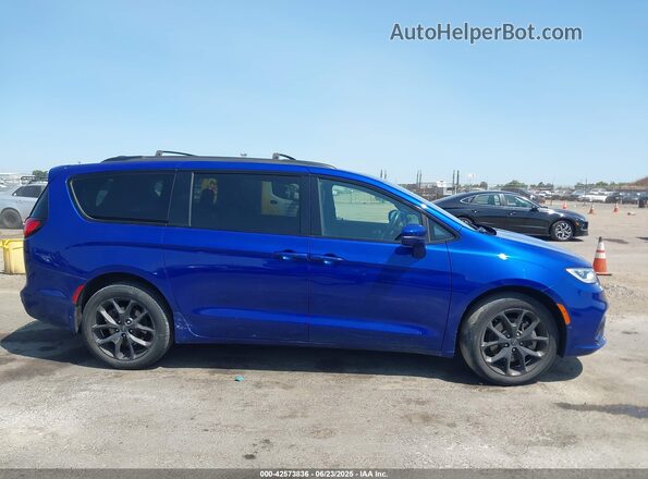 2C4RC3GG9MR574028 2021 CHRYSLER PACIFICA Blue უკანა სალონის ხედი
