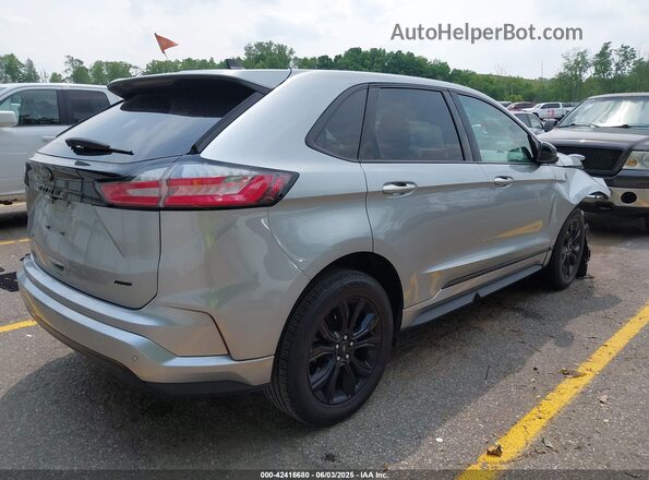 2FMPK4G99RBB20763 2024 FORD EDGE Серебряный Задняя правая четверть