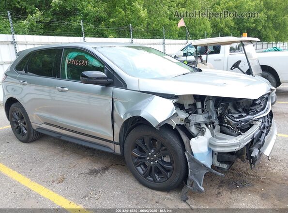 2FMPK4G99RBB20763 2024 FORD EDGE Серебряный Передняя правая четверть