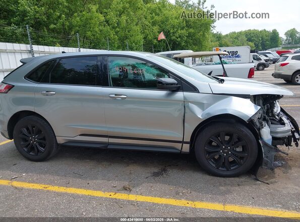 2FMPK4G99RBB20763 2024 FORD EDGE Серебряный Панорамный вид салона 360°