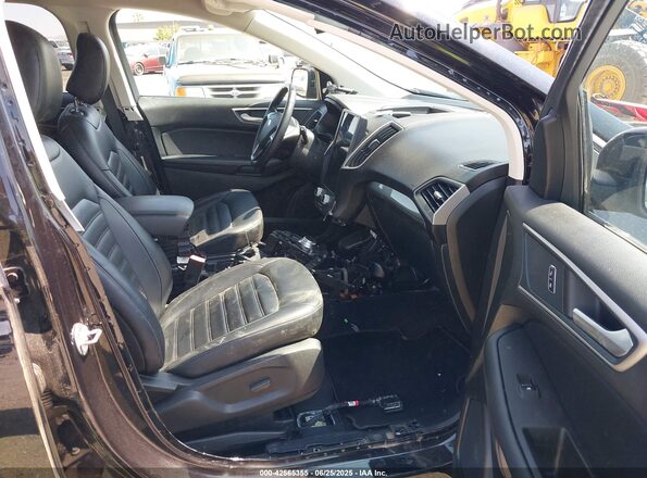 2FMPK4J93PBA39005 2023 FORD EDGE Black Вид салону спереду