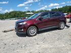 2021 Ford Edge Sel Burgundy vin: 2FMPK4J9XMBA00147