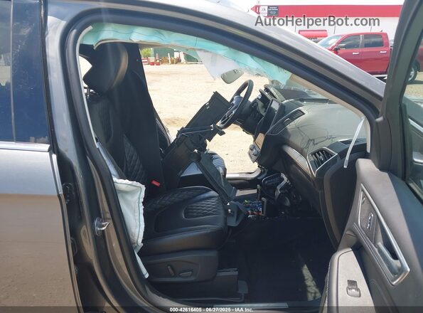 2FMPK4K94PBA11423 2023 FORD EDGE Серый Вид салона спереди