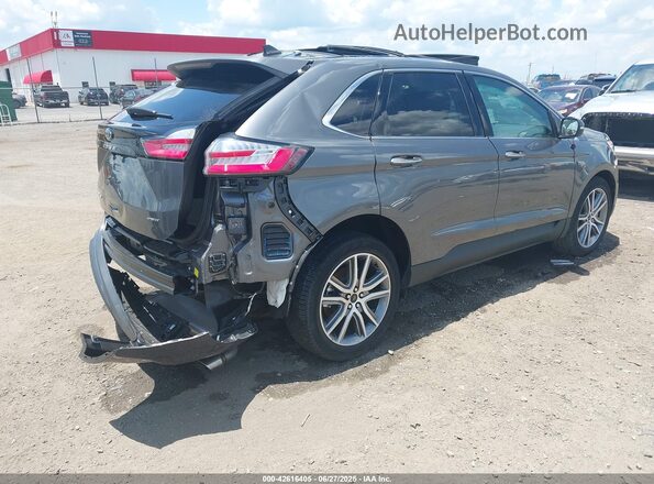 2FMPK4K94PBA11423 2023 FORD EDGE Серый Задняя правая четверть