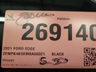 2021 Ford Edge Titanium vin: 2FMPK4K9XMBA50321