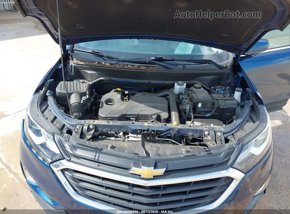 2GNAXTEV2M6160729 2021 CHEVROLET EQUINOX Синий Вид сзади