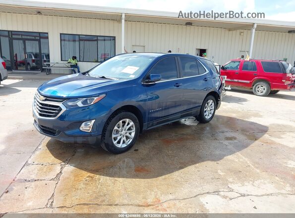 2GNAXTEV2M6160729 2021 CHEVROLET EQUINOX Синий Передняя левая четверть