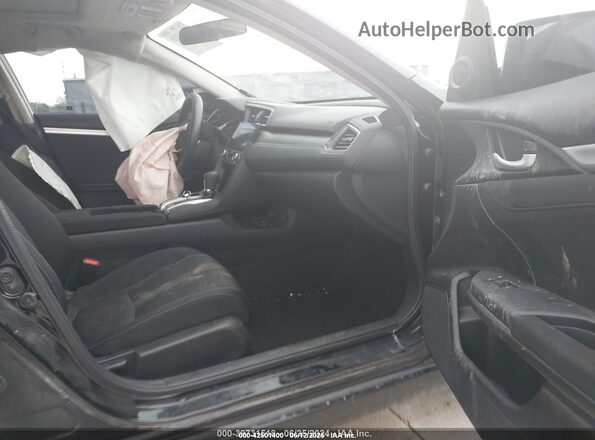 2HGFC2F72HH506116 2017 HONDA CIVIC Black წინა სალონის ხედი